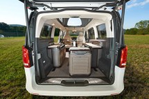 Mercedes V-klasse als basis multifunctionele Hymer buscamper