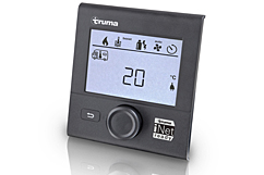 U bedient alle verwarmingsfuncties handig aan het digitale bedieningspaneel CP plus