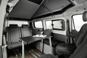Dethleffs Glovean buscamper op basis van Ford Transit Custom